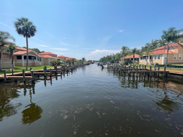4865 S Tromp Loop, Homosassa, FL 34448 - dock featuring a water view and a residential view