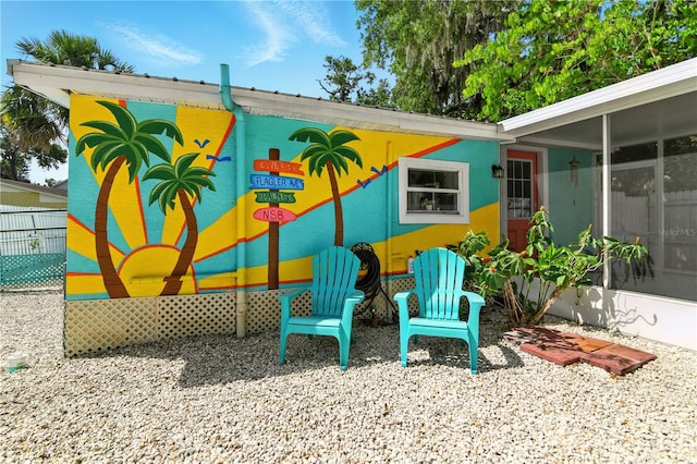 318 Palm St, New Smyrna Beach, FL 32168 - view of patio / terrace