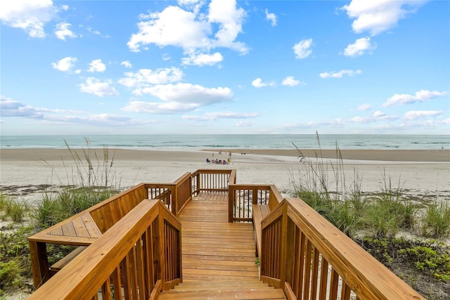 4365 S Atlantic Ave Unit B8, New Smyrna Beach, FL 32169 - view of property's community featuring view of water and beach
