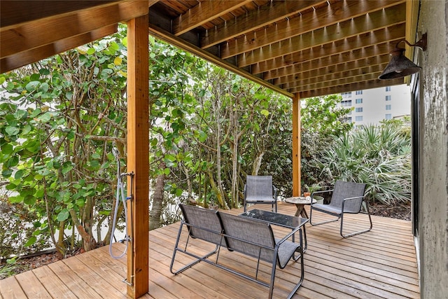 4365 S Atlantic Ave Unit B8, New Smyrna Beach, FL 32169 - view of deck