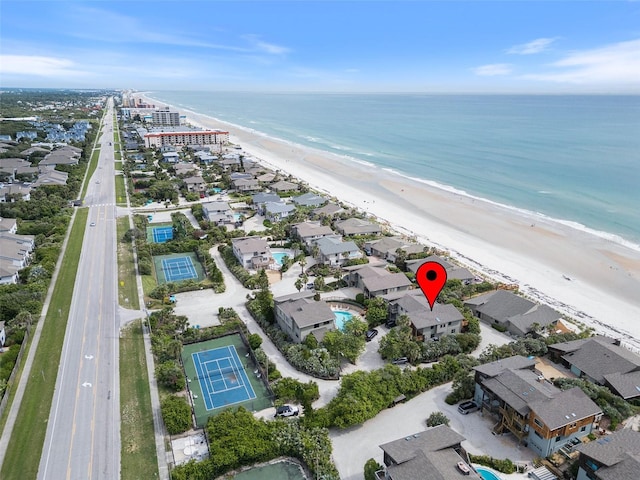 4365 S Atlantic Ave Unit B8, New Smyrna Beach, FL 32169 - aerial perspective of suburban area featuring extended coastline