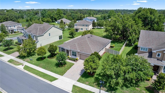 1431 Leitrim Loop, Apopka, FL 32703 - aerial perspective of suburban area with a heavily wooded area