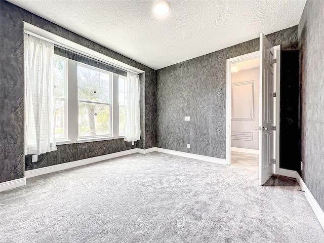 4993 Southlawn Ave, Orlando, FL 32811 - carpeted empty room with plenty of natural light, a textured ceiling, and baseboards