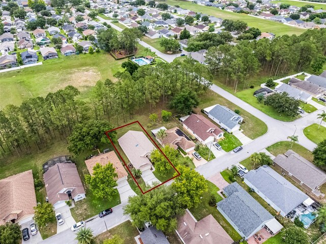 142 Stonegate Pass, Davenport, FL 33897 - aerial view of residential area with property boundaries highlighted