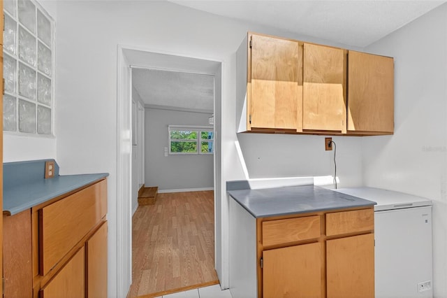 3637 Dubsdread Cir, Orlando, FL 32804 - kitchen with light wood finished floors