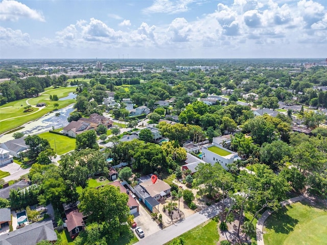 3637 Dubsdread Cir, Orlando, FL 32804 - aerial view of residential area featuring a local golf course