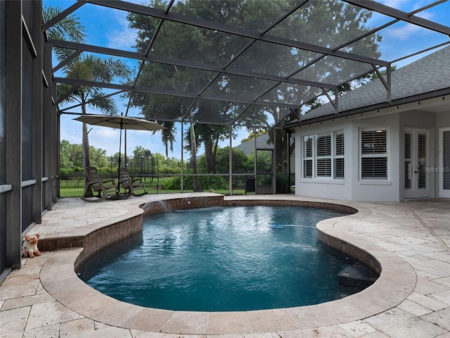 2106 Ridgewind Way, Windermere, FL 34786 - swimming pool featuring a patio, french doors, and a lanai