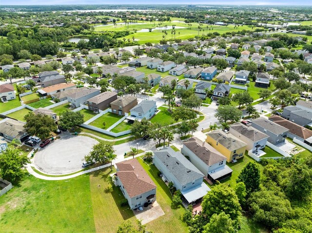 15324 Black Lion Way, Winter Garden, FL 34787 - aerial view of residential area featuring a large body of water and a local golf course