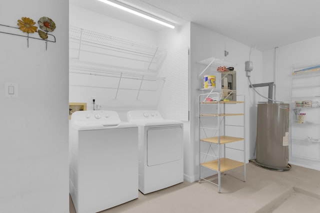 625 Nighthawk Cir, Winter Springs, FL 32708 - laundry room with washer and dryer and water heater