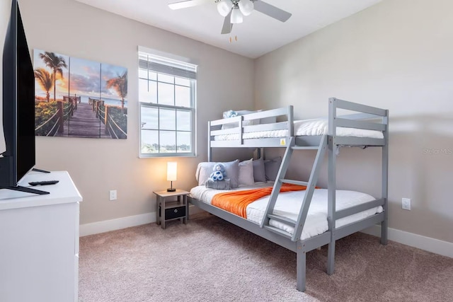 7951 Haverhill Way, Kissimmee, FL 34747 - carpeted bedroom featuring baseboards and ceiling fan