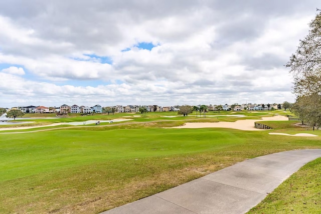 7951 Haverhill Way, Kissimmee, FL 34747 - view of property's community with a yard, a residential view, and golf course view