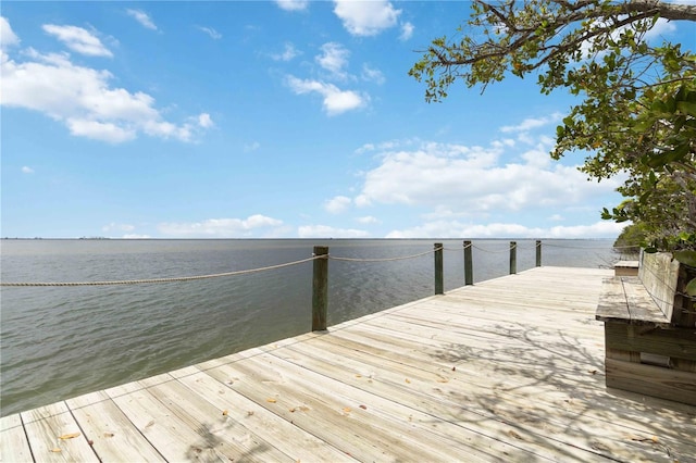 618 Manatee Bay Dr, Cape Canaveral, FL 32920 - dock area featuring a water view