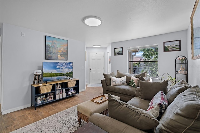 3028 Parkway Blvd Unit 308, Kissimmee, FL 34747 - living area featuring wood finished floors and baseboards