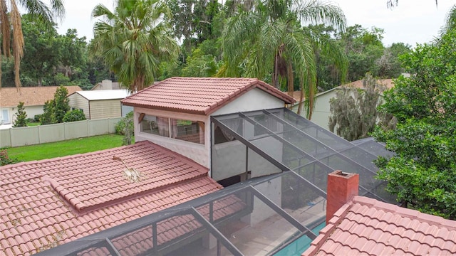 4420 Conway Gardens Rd, Orlando, FL 32806 - wooden deck featuring a patio and glass enclosure