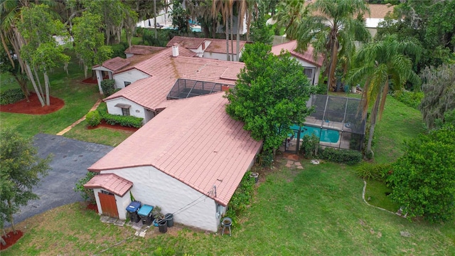 4420 Conway Gardens Rd, Orlando, FL 32806 - view from above of property with a pool