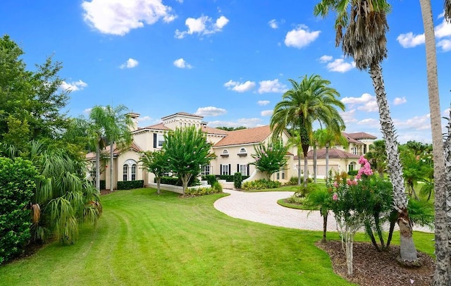 2357 Alaqua Dr, Longwood, FL 32779 - view of green lawn with curved driveway