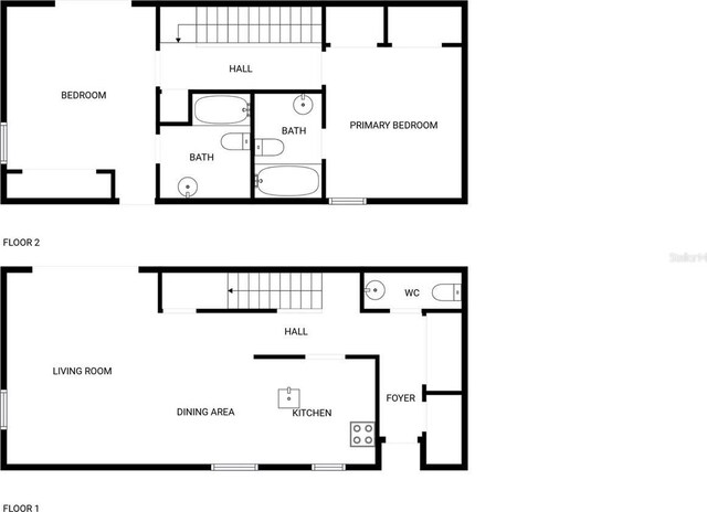 1404 Oak Pl Unit A, Apopka, FL 32712 - floor plan / room layout