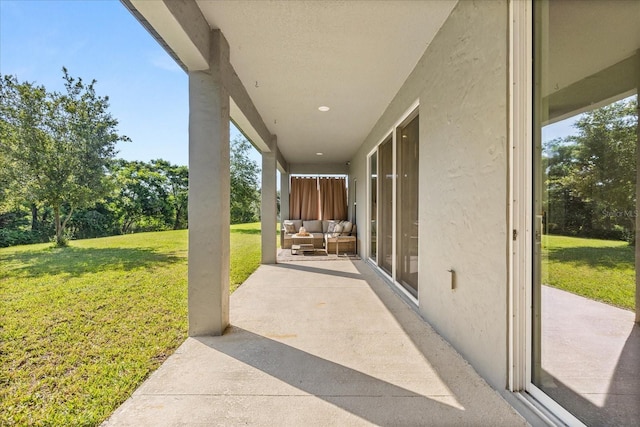 2340 Standing Rock Cir, Oakland, FL 34787 - view of patio with an outdoor hangout area