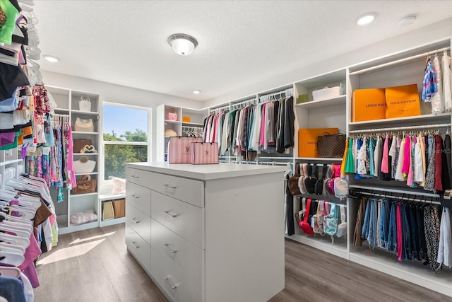 2340 Standing Rock Cir, Oakland, FL 34787 - walk in closet featuring wood finished floors