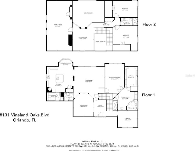 8131 Vineland Oaks Blvd, Orlando, FL 32835 - room layout