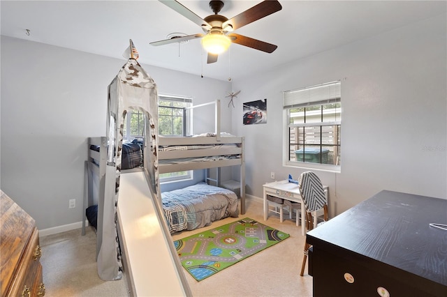 1770 Chinook Trl, Maitland, FL 32751 - bedroom with carpet floors, baseboards, and ceiling fan