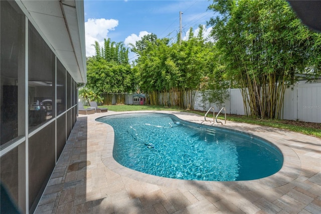 1770 Chinook Trl, Maitland, FL 32751 - view of swimming pool with a fenced backyard and a patio area