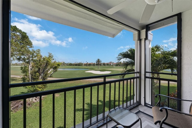 6210 Sun Blvd Unit 206, Saint Petersburg, FL 33715 - balcony featuring golf course view and a water view