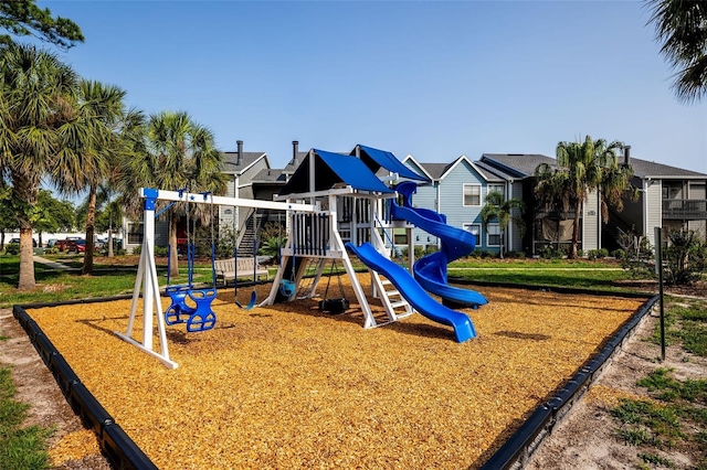 3748 Idlebrook Cir Unit 202, Casselberry, FL 32707 - communal playground featuring a residential view