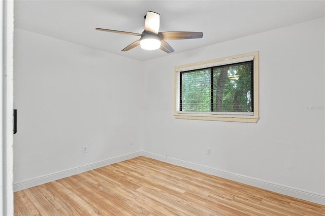 131 Stefanik Rd, Winter Park, FL 32792 - unfurnished room featuring wood finished floors, baseboards, and a ceiling fan
