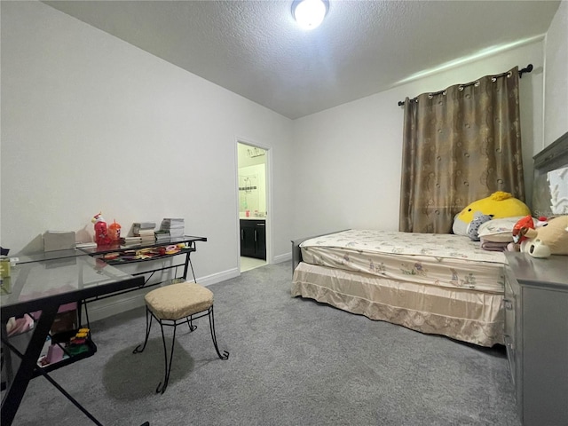 16611 Toccoa Row, Winter Garden, FL 34787 - carpeted bedroom with ensuite bath and a textured ceiling