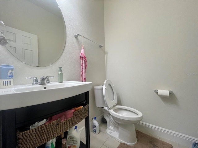 16611 Toccoa Row, Winter Garden, FL 34787 - half bathroom with tile patterned flooring and vanity