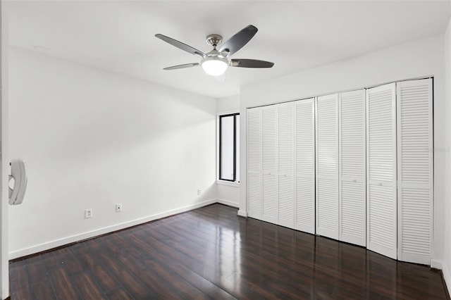 5301 Burning Tree Dr Unit F, Orlando, FL 32811 - unfurnished bedroom with wood finished floors and a ceiling fan