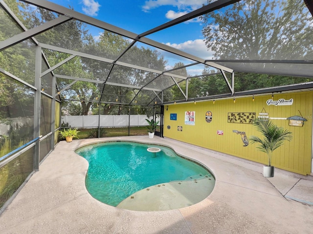 328 E Minnehaha Ave, Clermont, FL 34711 - view of pool featuring a patio and a lanai