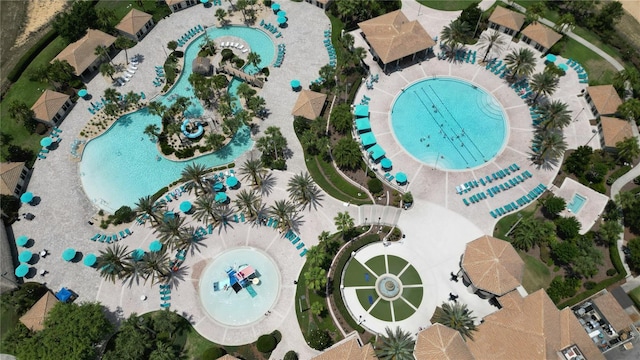 9014 Stinger Dr, Davenport, FL 33896 - bird's eye view of a pool