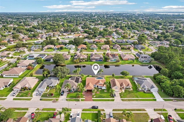 970 Sabal Grove Dr, Rockledge, FL 32955 - aerial view of property and surrounding area featuring a nearby body of water and nearby suburban area