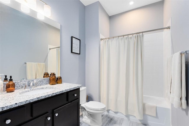 13334 Beebe Aly, Orlando, FL 32827 - bathroom with toilet, vanity, and shower / bath combo