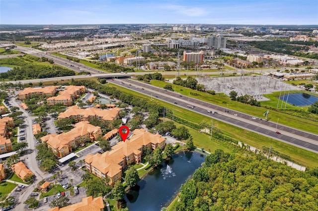5467 Vineland Rd Unit 6110, Orlando, FL 32811 - aerial view of property and surrounding area with a nearby body of water