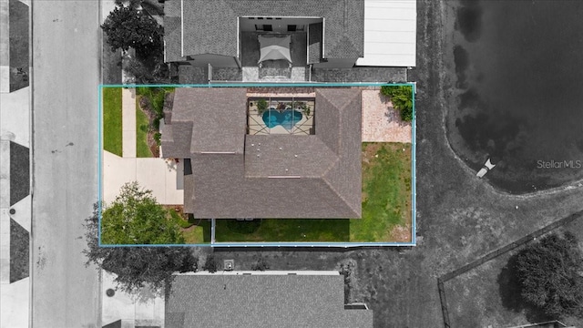 2753 Glenridge Cir, Merritt Island, FL 32953 - aerial view of property and surrounding area with property boundaries highlighted