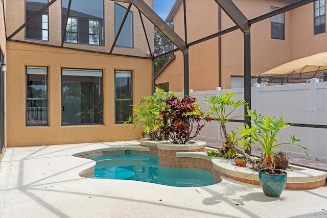 2753 Glenridge Cir, Merritt Island, FL 32953 - view of pool with a patio area