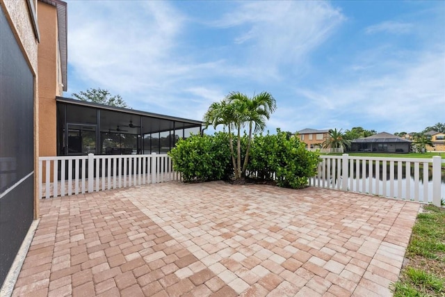 2753 Glenridge Cir, Merritt Island, FL 32953 - view of patio / terrace featuring a sunroom