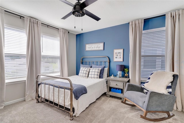 2335 Green Symphony Pl, Oviedo, FL 32765 - bedroom featuring carpet and a ceiling fan