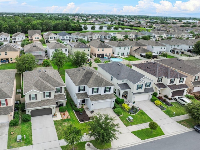 2620 Waterline St, Kissimmee, FL 34743 - aerial view of residential area with a nearby body of water