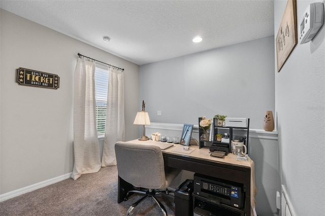 2620 Waterline St, Kissimmee, FL 34743 - carpeted office with a textured ceiling and baseboards