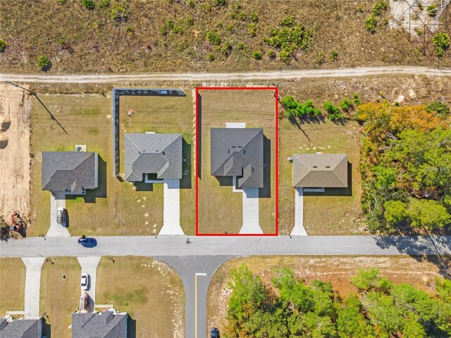 16730 SW 50th Cir, Ocala, FL 34473 - aerial overview of property's location with property parcel outlined