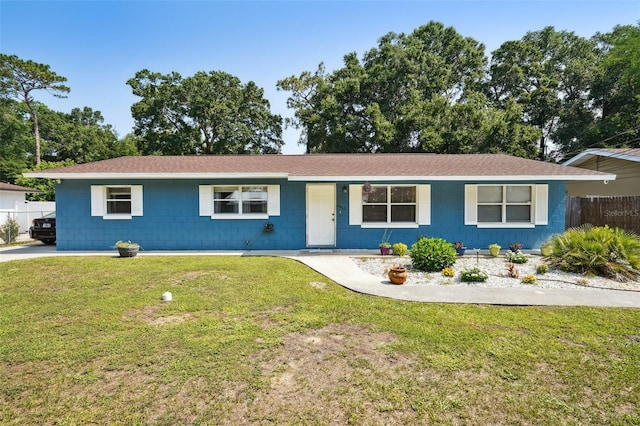 6663 NW 60th St, Ocala, FL 34482 - single story home with covered porch, roof with shingles, and concrete block siding