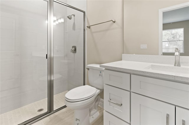 3672 Rollin O Ln, Apopka, FL 32703 - full bath featuring toilet, vanity, and a stall shower