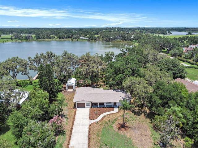 14050 Blackjack Rd, Dover, FL 33527 - aerial view of property and surrounding area featuring a large body of water