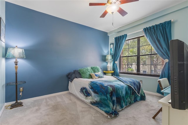 730 Siena Palm Dr Unit 201, Celebration, FL 34747 - bedroom featuring carpet floors, baseboards, and a ceiling fan