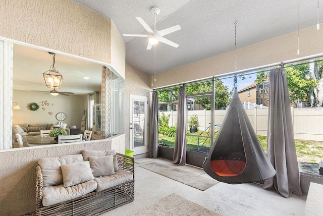 610 Strihal Loop, Oakland, FL 34787 - sunroom with vaulted ceiling and healthy amount of natural light