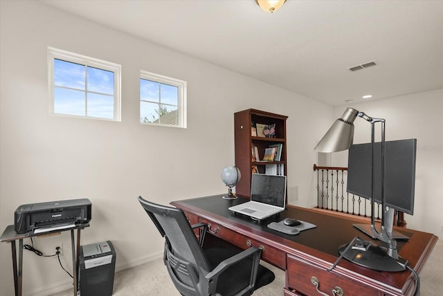 1613 Water Elm Ct, Orlando, FL 32825 - carpeted home office featuring baseboards
